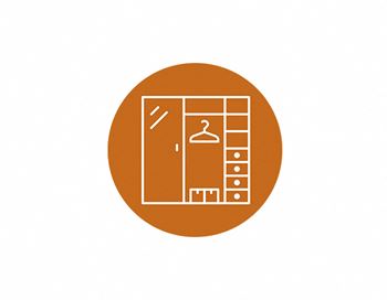 Spacious closets